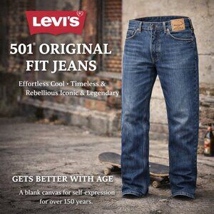 LEVI'S 501 jeans size 38